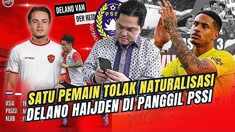 MIMPI PEMAIN FEYENOORD FC~PSSI REKRUT DELANO VANDER HAIJDEN~JAYDEN OOSTERWOLD TOLAK NATURALISASI