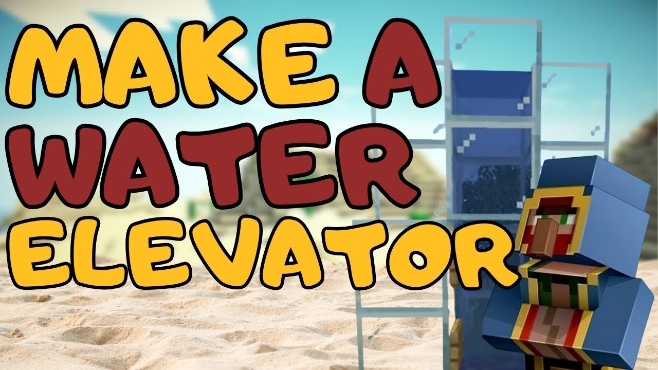 How to Make a Water Elevator in Minecraft | Minecraft Tutorial (2025 ...