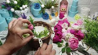 видео: Собираю мыльный букет из новых роз и пионов . картинка: Собираю мыльный букет из новых роз и пионов .