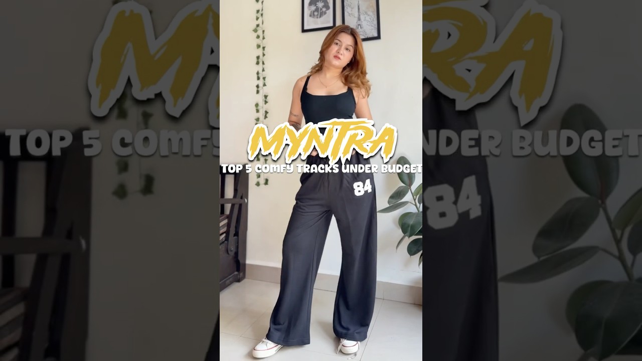 Myntra tracks pants under budget 