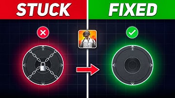 Joystick Stuck FIXED 🔥 Perfect Joystick Settings for PRO Movement & Jiggle in BGMI