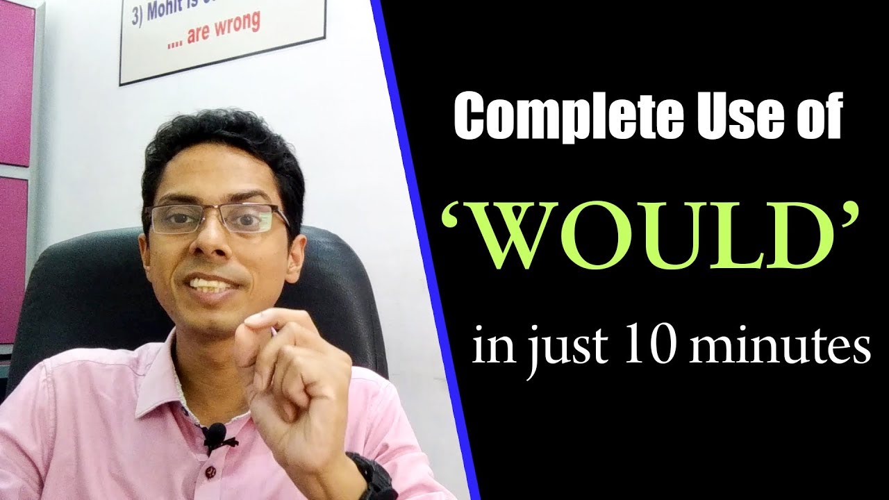 In just 10 minutes, know the correct use of 'Would' with live examples ...