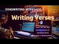 Writing Verses - Songwriting Workshop
