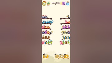 bird sort color game level 526 #games #gamedesign #gameartdesign #gamedevelopment #gameplay #gameart