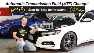 (HowTo): Automatic Transmission Fluid (ATF) Change!  //  10th Gen Honda Accord