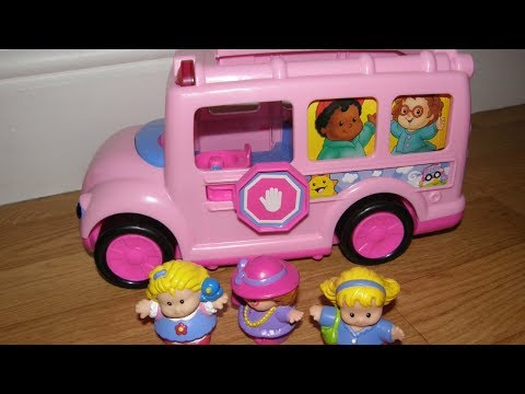 little people pink bus