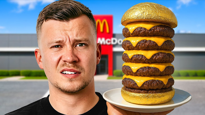 IK BESTEL HET DUURSTE VAN ELK FASTFOODRESTAURANT!