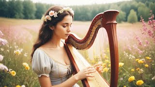 Musique Douce à la Harpe pour Calmer le Système Nerveux. Apaise l'Anxiété et Crée une Atmosphère Zen
