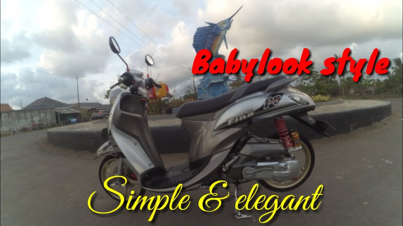 Review Yamaha Fino FI Babylookstyle Yang Simple And Elegant By SKINNY PROJECT