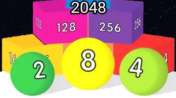 Shoot Ball 2048 - Merge Balls Level Up Numbers New Gameplay