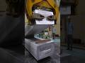 The process of making aluminum slabs from used aluminum cans. Japanese aluminum recycling factory.