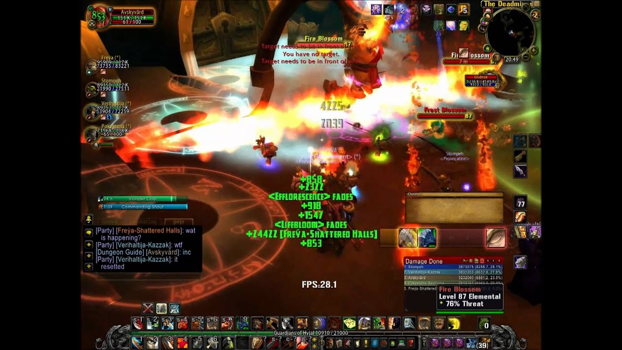 Glubtok heroic deadmines almost wipe.