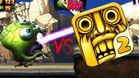 Temple Run 2 vs Zombie Tsunami gameplay