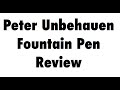 Fountain pen review berflex  made by peter unbehauen pluma fuente con punta flexible
