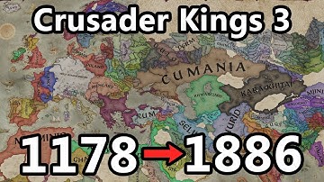 Crusader Kings 3 1178 timelapse