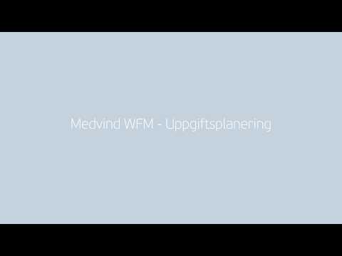 Medvind WFM - Uppgiftsplanering