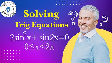 Solving Trigonometric Equations By Factoring & By Using Double Angle Identities!
