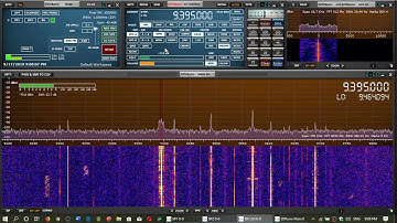 RAE Argentina via WRMI 9395 kHz Shortwave SDRplay RSP1A Receiver W6LVP magnetic loop antenna