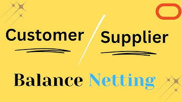 Oracle Cloud: Supplier And Customer Balance Netting From A To Z