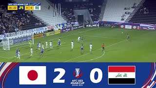 Jepang U23 vs. Irak U23 [2-0] | Piala Asia AFC U23 2024 | Sorotan Pertandingan!