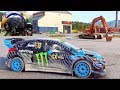 DIRT4 Xbox One Wheel Rig! w/Hydro Handbrake - Gymkhana Session | SLAPTrain