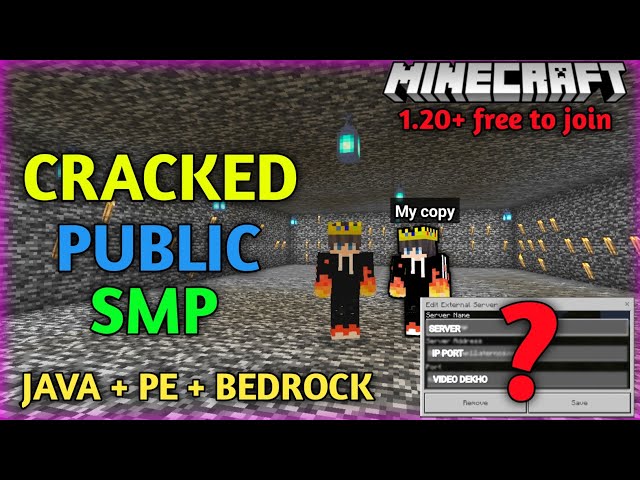 Minecarft : The Secret Join The Public SMP On Your Risk ! v 1.20 