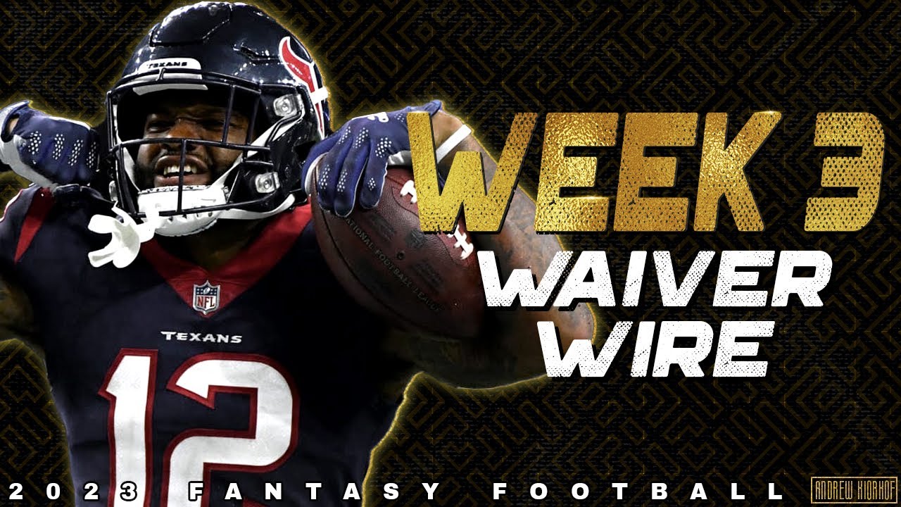 Matthew Hill's 2023 NFL Week 3 Fantasy Football Rankings