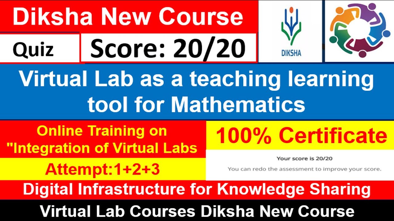 Virtual Lab as a teaching learning tool for Mathematics Quiz Answers ...