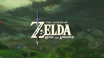 A Rainy day by zelda ambience (Relaxing video games music mix w/ heavy rain)