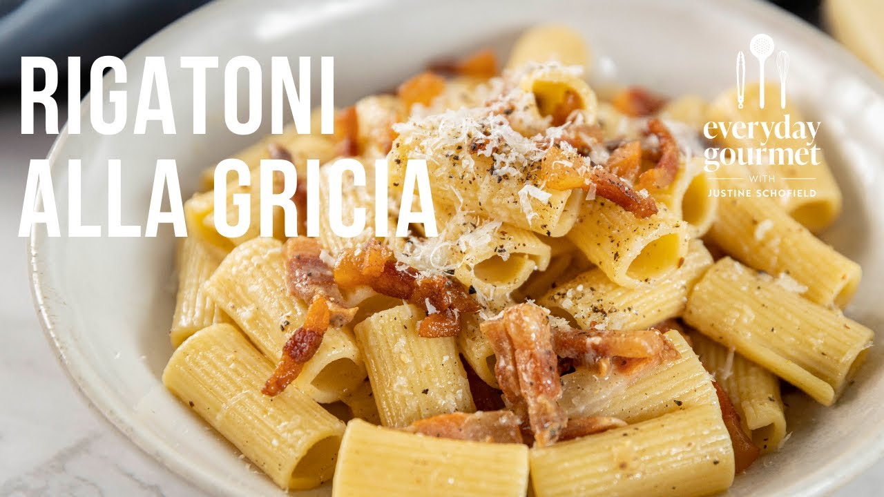 Rigatoni Alla Gricia EG12 Ep03 YouTube
