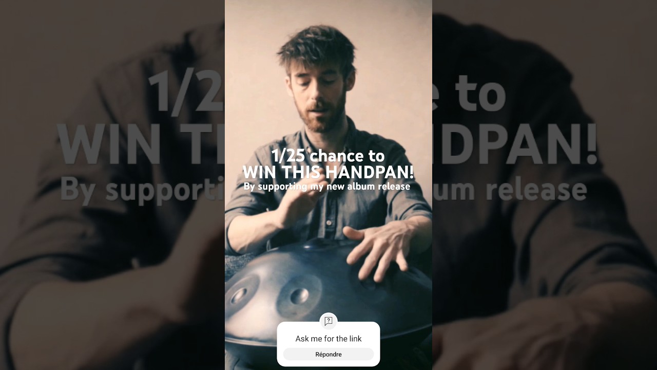 1/25 chance to win this handpan supporting my new album release : https://ulule.com/cosmic-patterns/