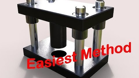 Catia V5 tutorials beginners, DMU Kinematics, Press Tool Assembly, Part 2 in Catia V5