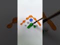 dian🇮🇳Flower🌼 #india flag colourmixing #art #satisfying #youtubeshorts #viralshorts #colors #flag