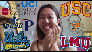 FILM SCHOOL COLLEGE DECISION REACTIONS 2021-I GOT INTO MY DREAM SCHOOL!!! (USC, UCLA, CHAPMAN+)