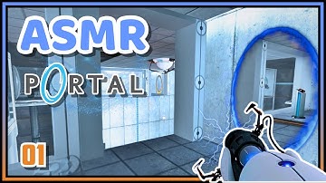 Portal ASMR | Thinking With Portals 🌀 Whispering, Portal Sounds & GLaDOS