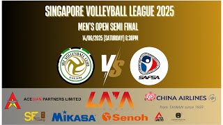 SINGAPORE VOLLEYBALL LEAGUE 2025. MEN’S OPEN. JRT VC vs SAF