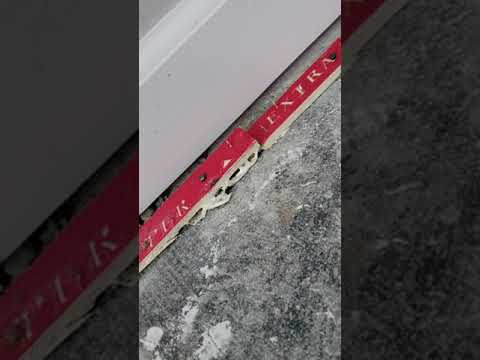 Ramset Nailing Nails Into Concrete Tackstrip Flooring