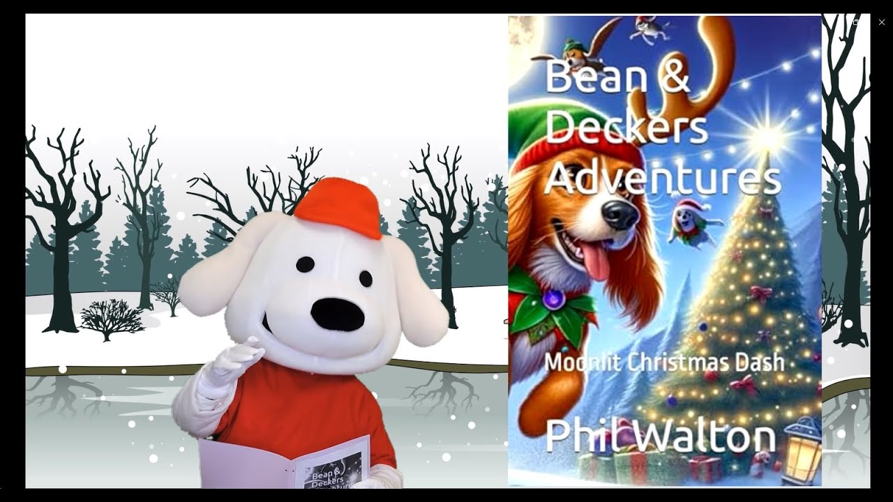 Storytime Pup Kids Books Read Aloud / Children: Bean & Decker's Adventures - Moonlit Christmas Dash