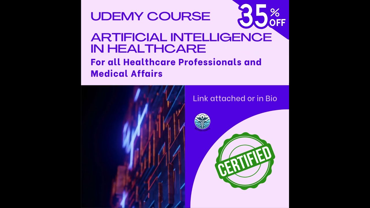 Artificial Intelligence In Healthcare A Udemy Certified Course Today 15