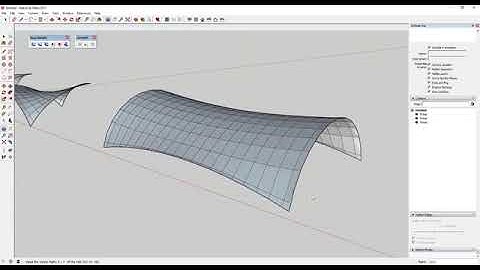 Modeling Tensile Structures with Soap Skin and Curviloft   SketchUp Extension Tutorials