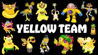 All Yellow Monsters (All Sounds & Animations) | My Singing Monsters