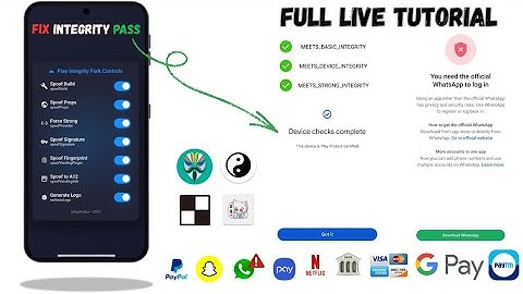 Fix WhatsApp Login Errors | Run Banking Apps | Strong Play Integrity Pass with Magisk Modules 2025