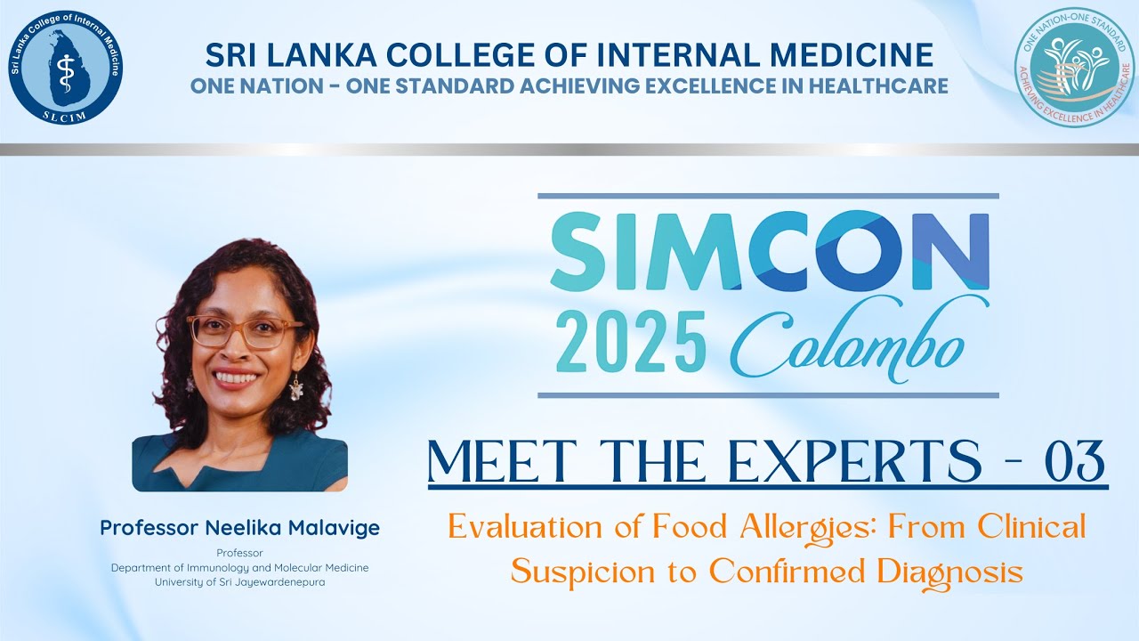 Meet the Experts 3 - Evaluation of Food Allergies: From Clinical Suspicion to Confirmed Diagnosis