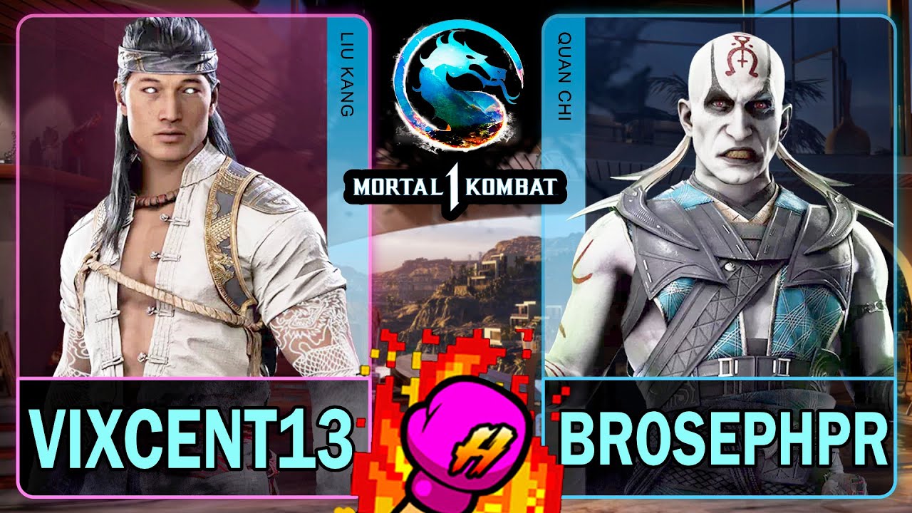 MK1 Vixcent13 (LIU KANG) VS BrosephPR (QUAN CHI)🥊Mortal Kombat 1🥊4K 60ᶠᵖˢ