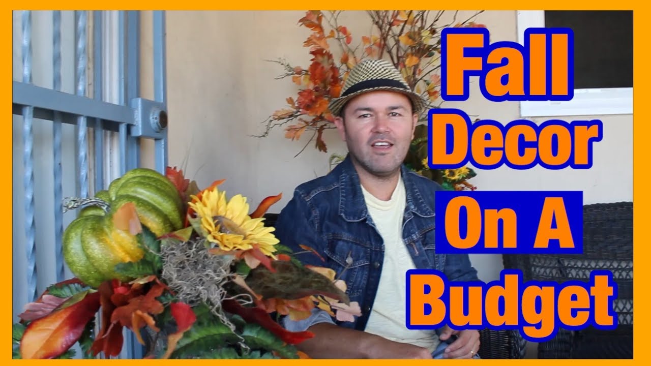 Decorate Your Home This Fall / Autumn Decorating Ideas On A Budget