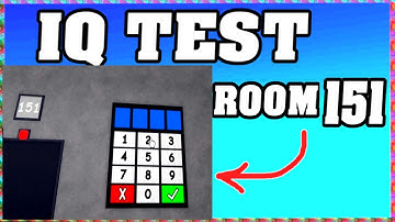 ROOM 151 IQ TEST Roblox Walkthrough 🧠 [Full Guide English]