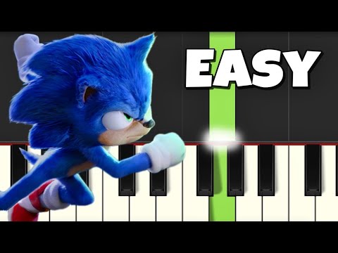 SONIC THE HEDGEHOG 2 - EASY Piano Tutorial 