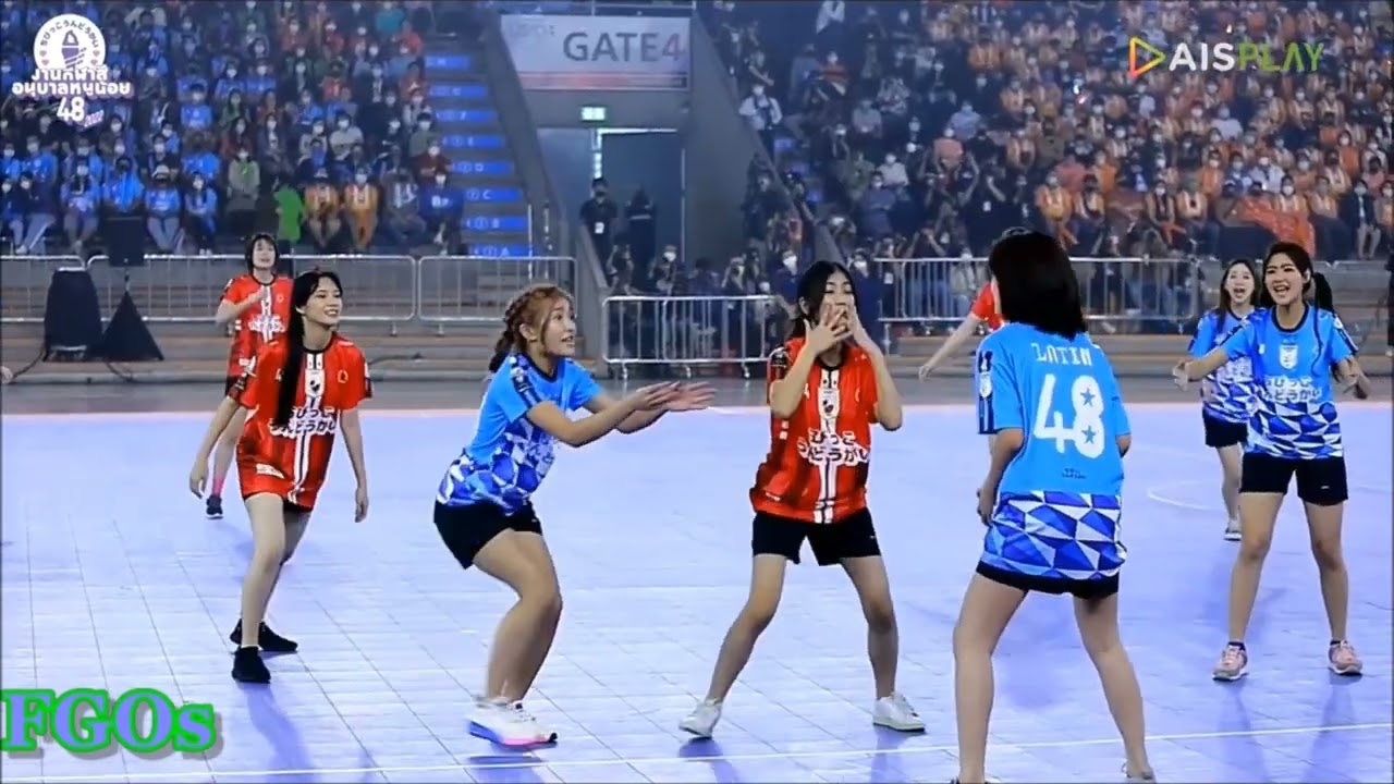 ไฮไลท์บางส่วนงานกีฬาสีอนุบาลหนูน้อย48 Cut.4 แชร์บอล ฟ้า VS แดง