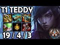 T1 Teddy APHELIOS ADC vs TRISTANA [ Quadrakill ] Patch 10.25 Ranked Korea ✅