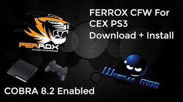 FERROX 4.85 CEX CFW for PS3 COBRA 8.2